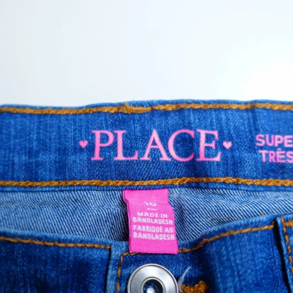 The Children's‎ Place Girls Super Skinny Blue Denim Jeans -10- 24 / 25